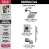 DELTA Ara Monitor 14 Series H2OKINETIC Tub & Shower Trim — Stainless