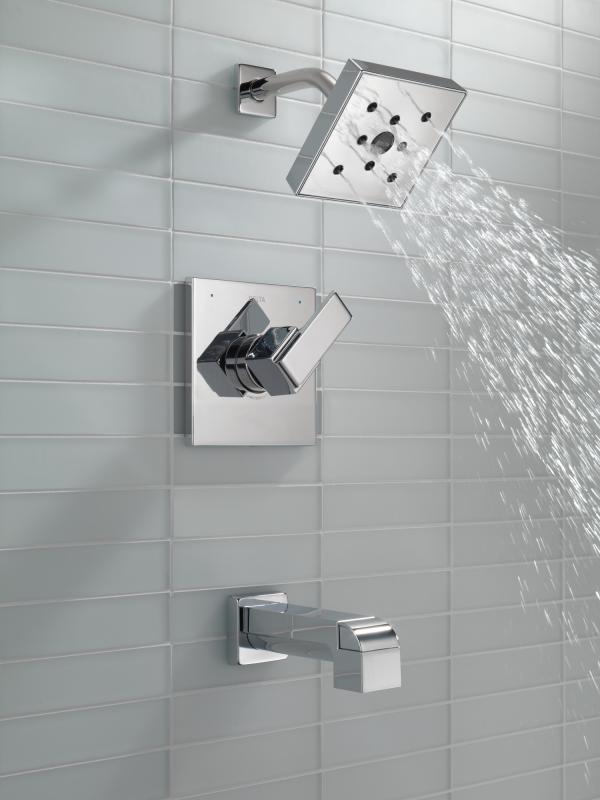 DELTA Ara Monitor 14 Series H2OKINETIC Tub & Shower Trim — Chrome