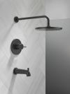 DELTA Modern Monitor 14 Series Tub & Shower Trim — Matte Black