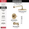 DELTA Modern Monitor 14 Series Tub & Shower Trim — Champagne Bronze