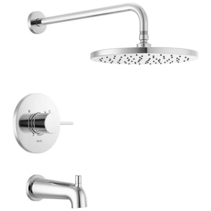 DELTA Modern Monitor 14 Series Tub & Shower Trim — Chrome