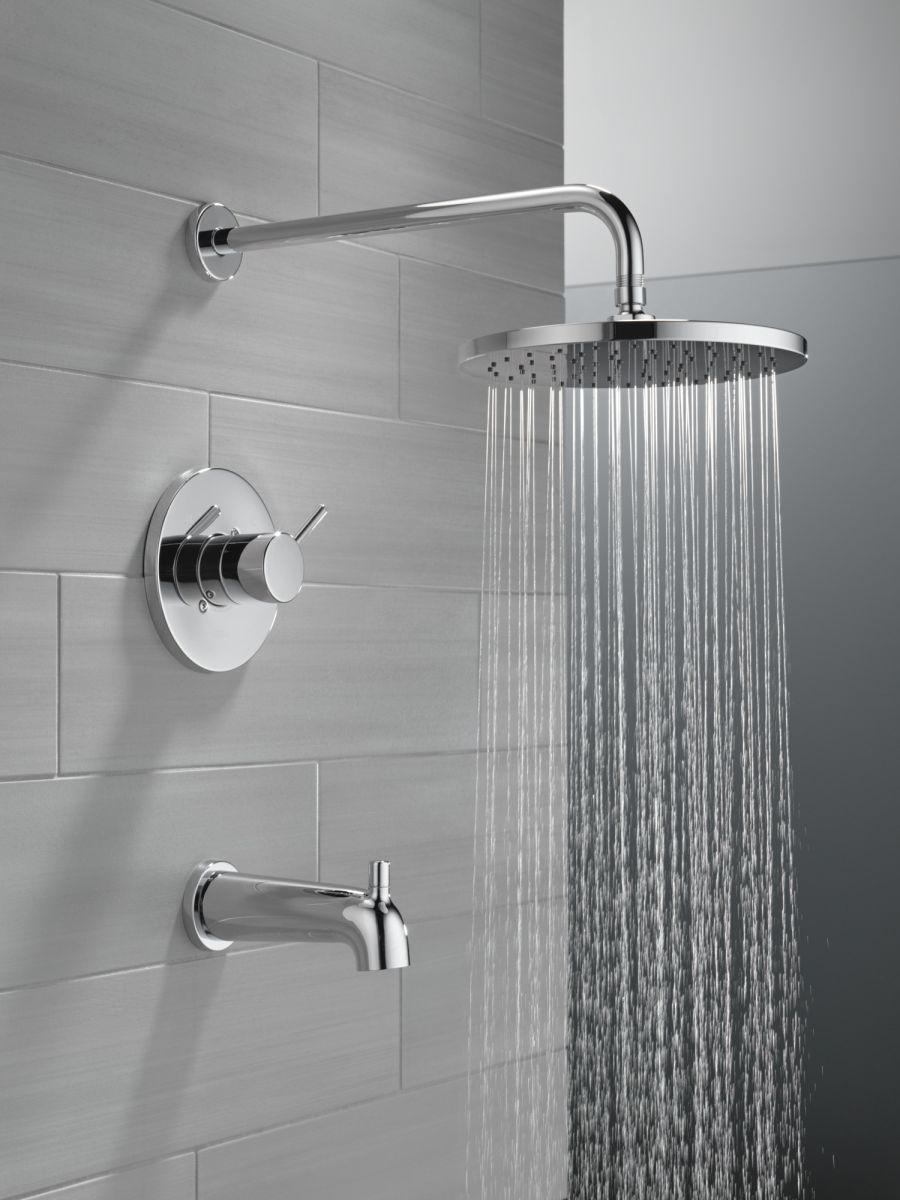 DELTA Modern Monitor 14 Series Tub & Shower Trim — Chrome