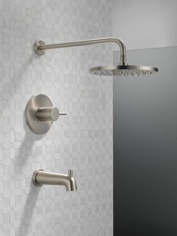 DELTA Modern Monitor 14 Series Tub & Shower Trim — Spotshield Brushed Nickel