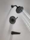 DELTA Galeon 14S Tub Shower Trim with H2OKinetic — Matte Black