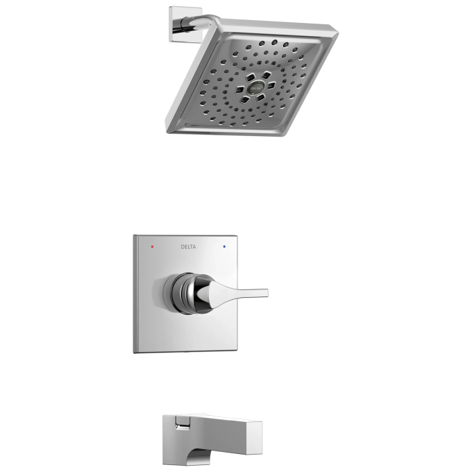DELTA Zura Monitor 14 Series H2OKINETIC Tub & Shower Trim — Chrome