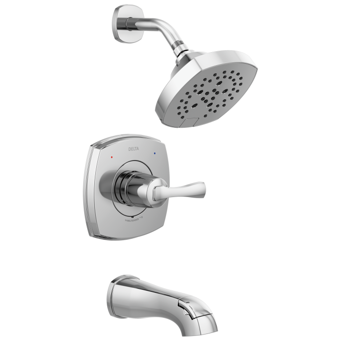 DELTA Stryke 14 Series Tub and Shower — Lumicoat® Chrome