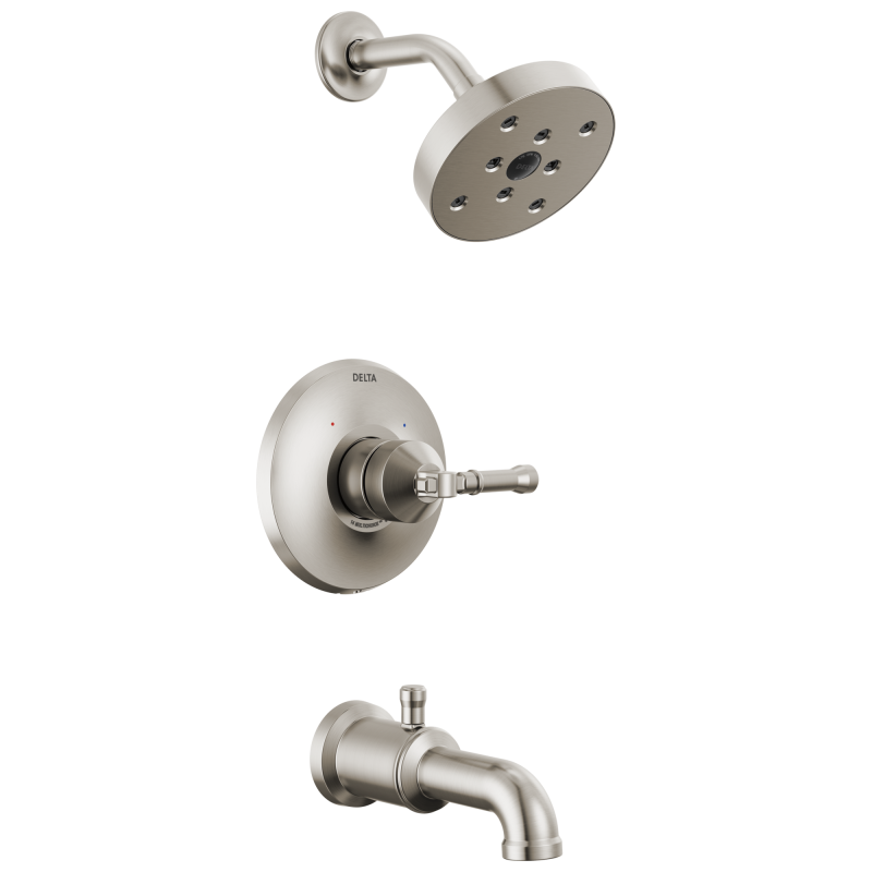 DELTA Broderick 14 Series Tub Shower Trim — Lumicoat® Stainless