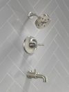 DELTA Broderick 14 Series Tub Shower Trim — Lumicoat® Stainless