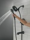 DELTA Albion  Monitor 14 Series Tub and Shower Trim Only with In2ition Hand Shower — Matte Black