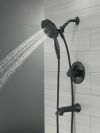 DELTA Albion  Monitor 14 Series Tub and Shower Trim Only with In2ition Hand Shower — Matte Black
