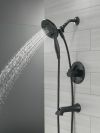 DELTA Albion  Monitor 14 Series Tub and Shower Trim Only with In2ition Hand Shower — Matte Black