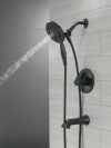 DELTA Albion  Monitor 14 Series Tub and Shower Trim Only with In2ition Hand Shower — Matte Black