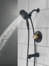 DELTA Albion  Monitor 14 Series Tub and Shower Trim Only with In2ition Hand Shower — Matte Black / Champagne Bronze