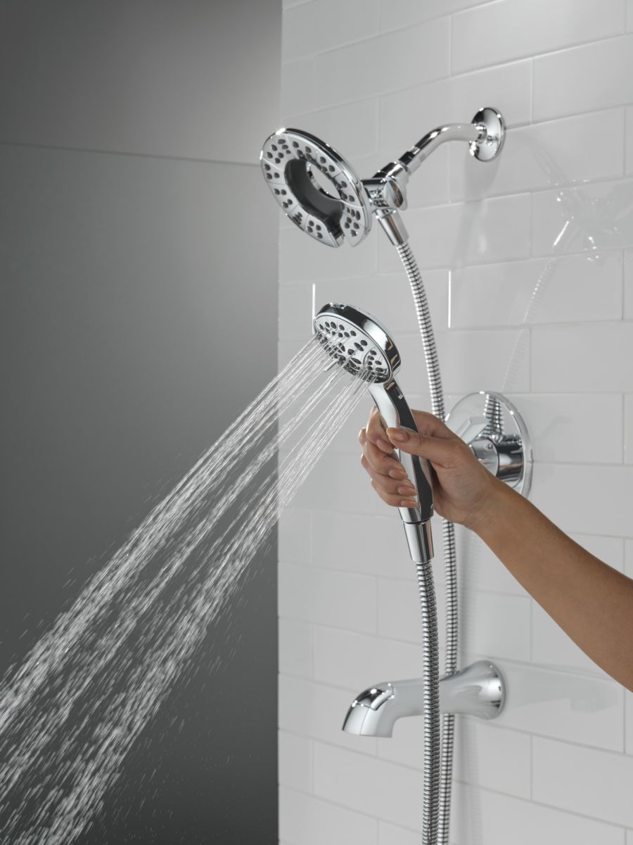 DELTA Albion  Monitor 14 Series Tub and Shower Trim Only with In2ition Hand Shower — Chrome