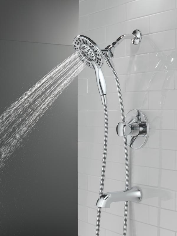 DELTA Albion  Monitor 14 Series Tub and Shower Trim Only with In2ition Hand Shower — Chrome