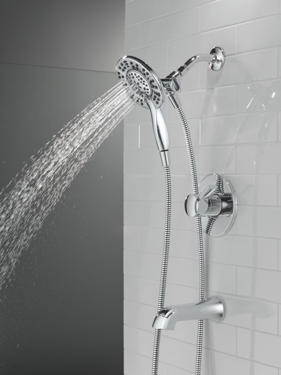 DELTA Albion  Monitor 14 Series Tub and Shower Trim Only with In2ition Hand Shower — Chrome