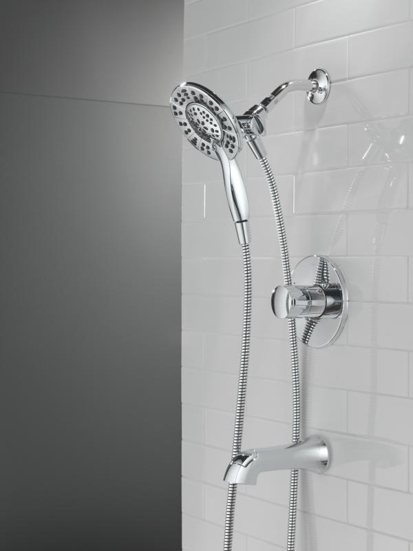 DELTA Albion  Monitor 14 Series Tub and Shower Trim Only with In2ition Hand Shower — Chrome