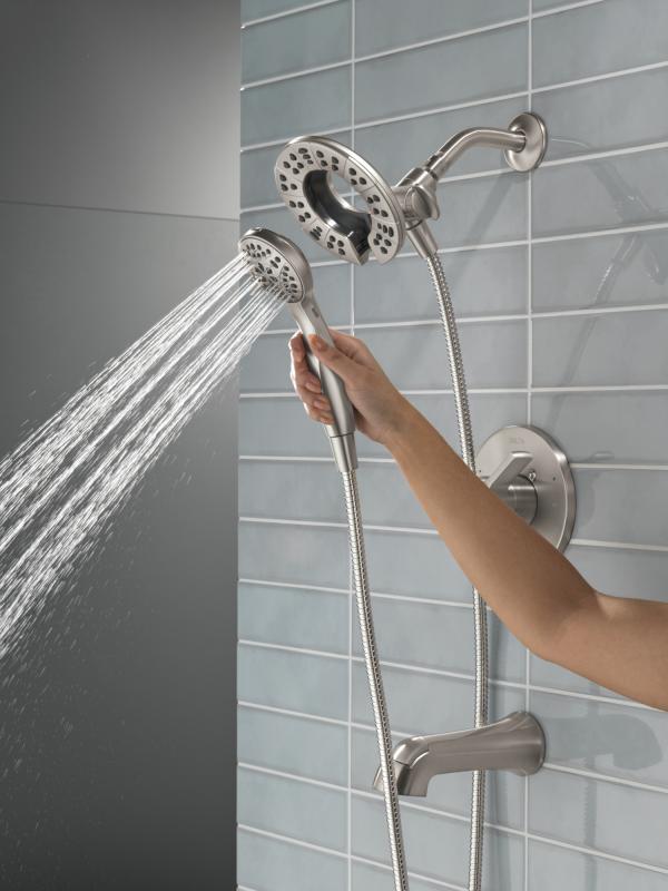 DELTA Albion  Monitor 14 Series Tub and Shower Trim Only with In2ition Hand Shower — Spotshield Brushed Nickel
