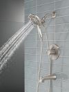 DELTA Albion  Monitor 14 Series Tub and Shower Trim Only with In2ition Hand Shower — Spotshield Brushed Nickel