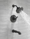 DELTA Tetra Monitor 14 Series Tub & Shower Trim — Matte Black