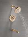 DELTA Tetra Monitor 14 Series Tub & Shower Trim — Lumicoat® Champagne Bronze