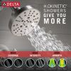 DELTA Tetra Monitor 14 Series Tub & Shower Trim — Lumicoat® Stainless