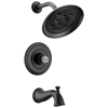 DELTA Cassidy 14 Series Tub Shower Trim — Matte Black