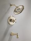 DELTA Cassidy Metal Cross Handle Kit - 14 Series — Polished Nickel