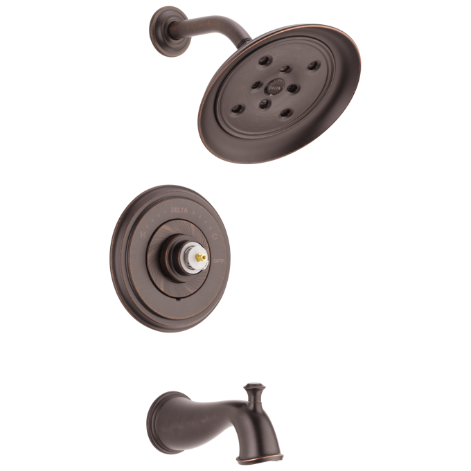 DELTA Cassidy Monitor 14 Series H2OKINETIC Tub & Shower Trim - Less Handle — Venetian Bronze