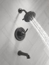 DELTA Roe Monitor 14 Series Tub and Shower — Matte Black
