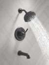 DELTA Roe Monitor 14 Series Tub and Shower — Matte Black