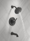 DELTA Roe Monitor 14 Series Tub and Shower — Matte Black