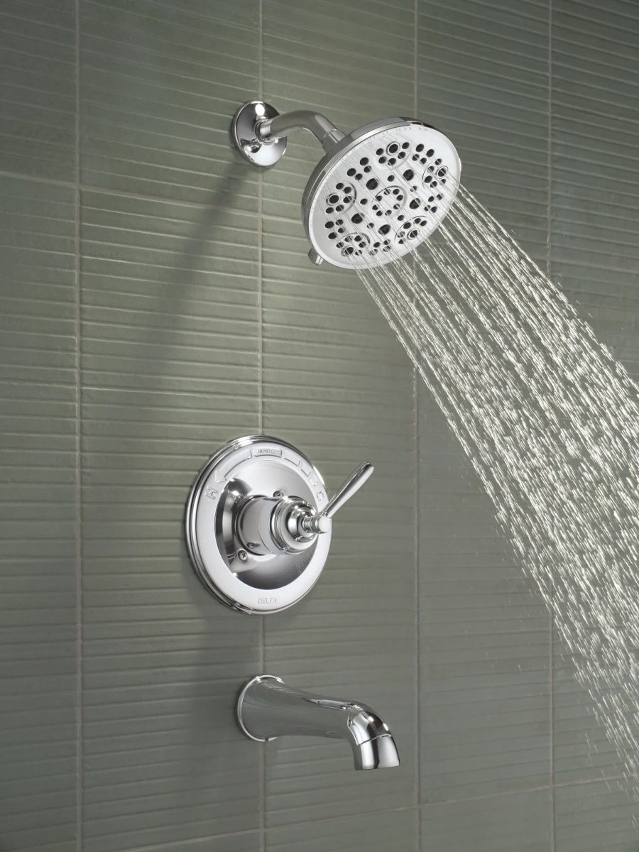 DELTA Roe Monitor 14 Series Tub and Shower — Chrome