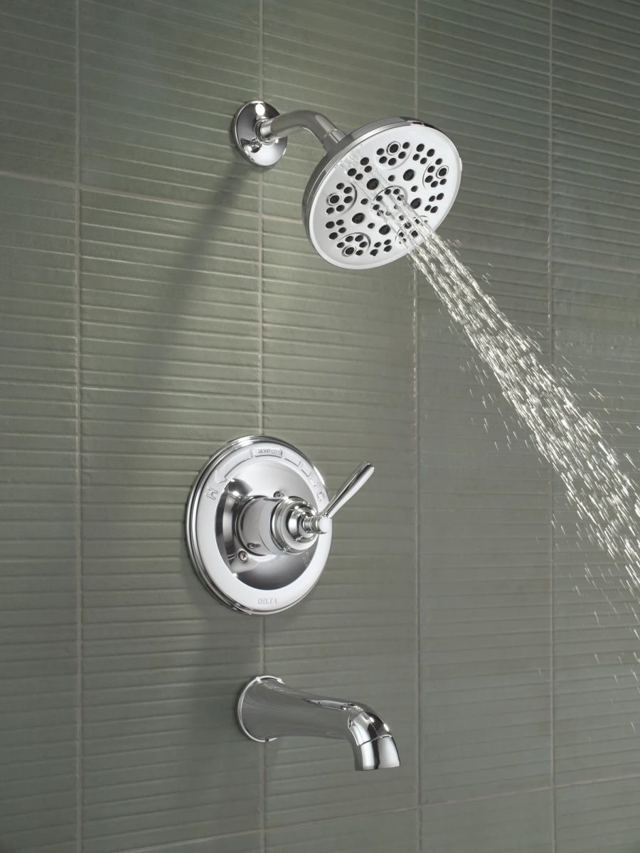 DELTA Roe Monitor 14 Series Tub and Shower — Chrome