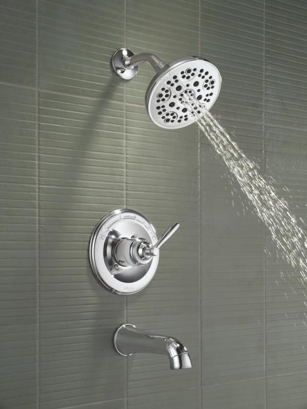 DELTA Roe Monitor 14 Series Tub and Shower — Chrome