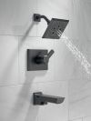 DELTA Pivotal Monitor 14 Series H2OKINETIC Tub and Shower Trim — Matte Black