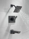 DELTA Pivotal Monitor 14 Series H2OKINETIC Tub and Shower Trim — Matte Black