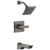 DELTA Pivotal Monitor 14 Series H2OKINETIC Tub and Shower Trim — Lumicoat® Black Stainless
