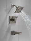 DELTA Pivotal Monitor 14 Series H2OKINETIC Tub and Shower Trim — Lumicoat® Black Stainless
