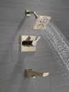 DELTA Pivotal Monitor 14 Series H2OKINETIC Tub and Shower Trim — Lumicoat® Polished Nickel