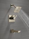 DELTA Pivotal Monitor 14 Series H2OKINETIC Tub and Shower Trim — Lumicoat® Polished Nickel