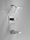 DELTA Pivotal Monitor 14 Series H2OKINETIC Tub and Shower Trim — Lumicoat® Chrome
