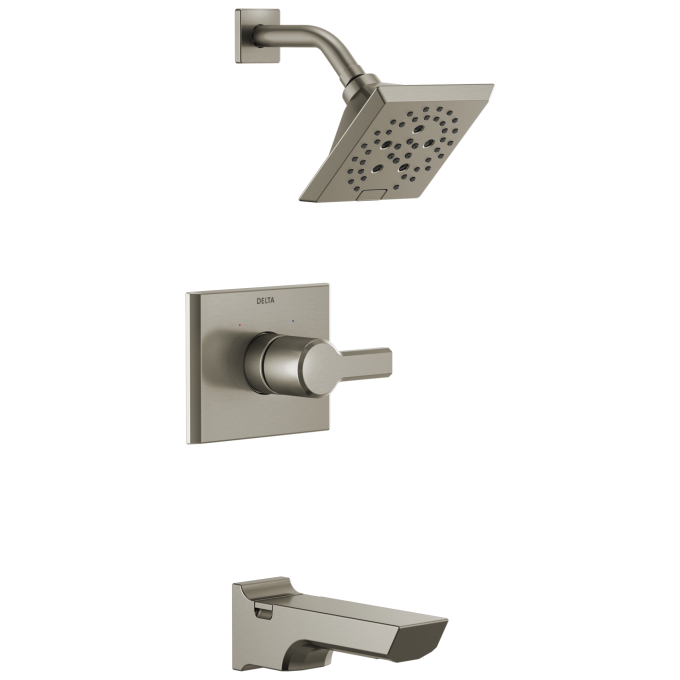 DELTA Pivotal Monitor 14 Series H2OKINETIC Tub and Shower Trim — Lumicoat® Stainless