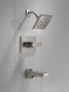 DELTA Pivotal Monitor 14 Series H2OKINETIC Tub and Shower Trim — Lumicoat® Stainless
