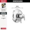 DELTA Kayra Monitor 17 Series Valve Trim Only — Chrome