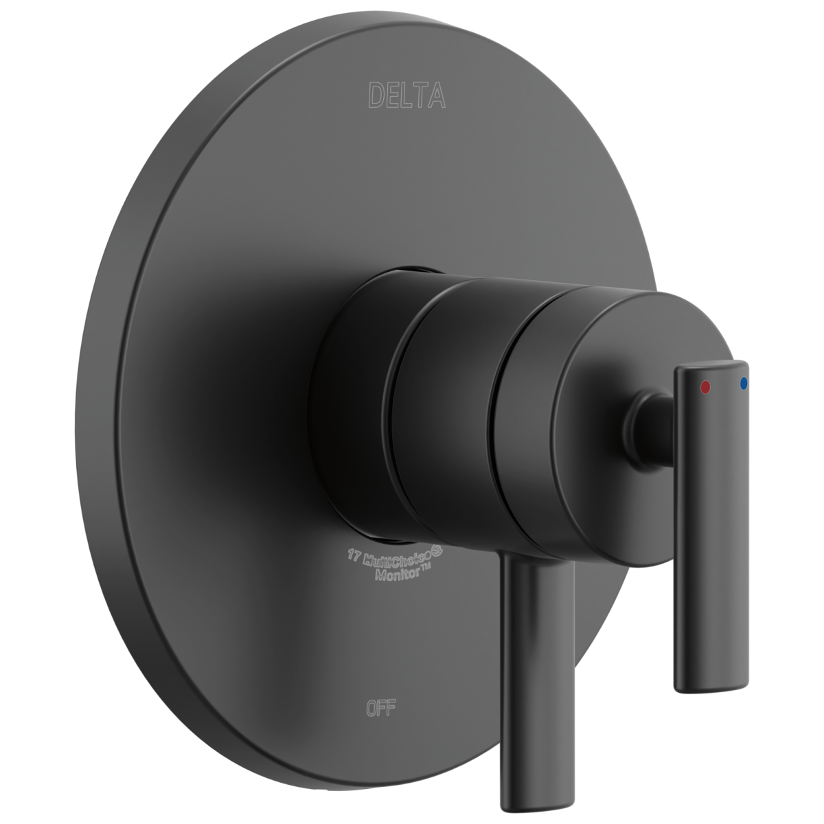 DELTA Altado Monitor 17 Series Valve Only Trim — Matte Black