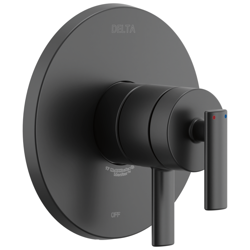 DELTA Altado Monitor 17 Series Valve Only Trim — Matte Black