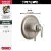 DELTA Bonacci 17 Series Valve Only Trim — Lumicoat® Stainless
