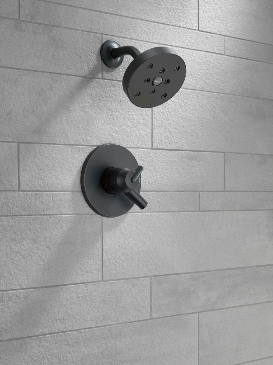 DELTA Trinsic Monitor 17 Series Valve Only Trim — Matte Black