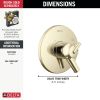 DELTA Trinsic Valve Only Trim — Polished Nickel